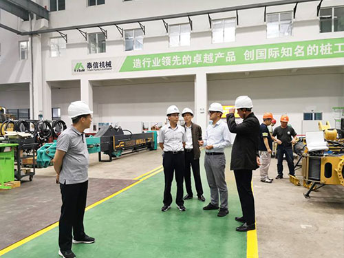 A delegation led by Wang Rongming, deputy director of Wuxi Bureau of industry and information technol